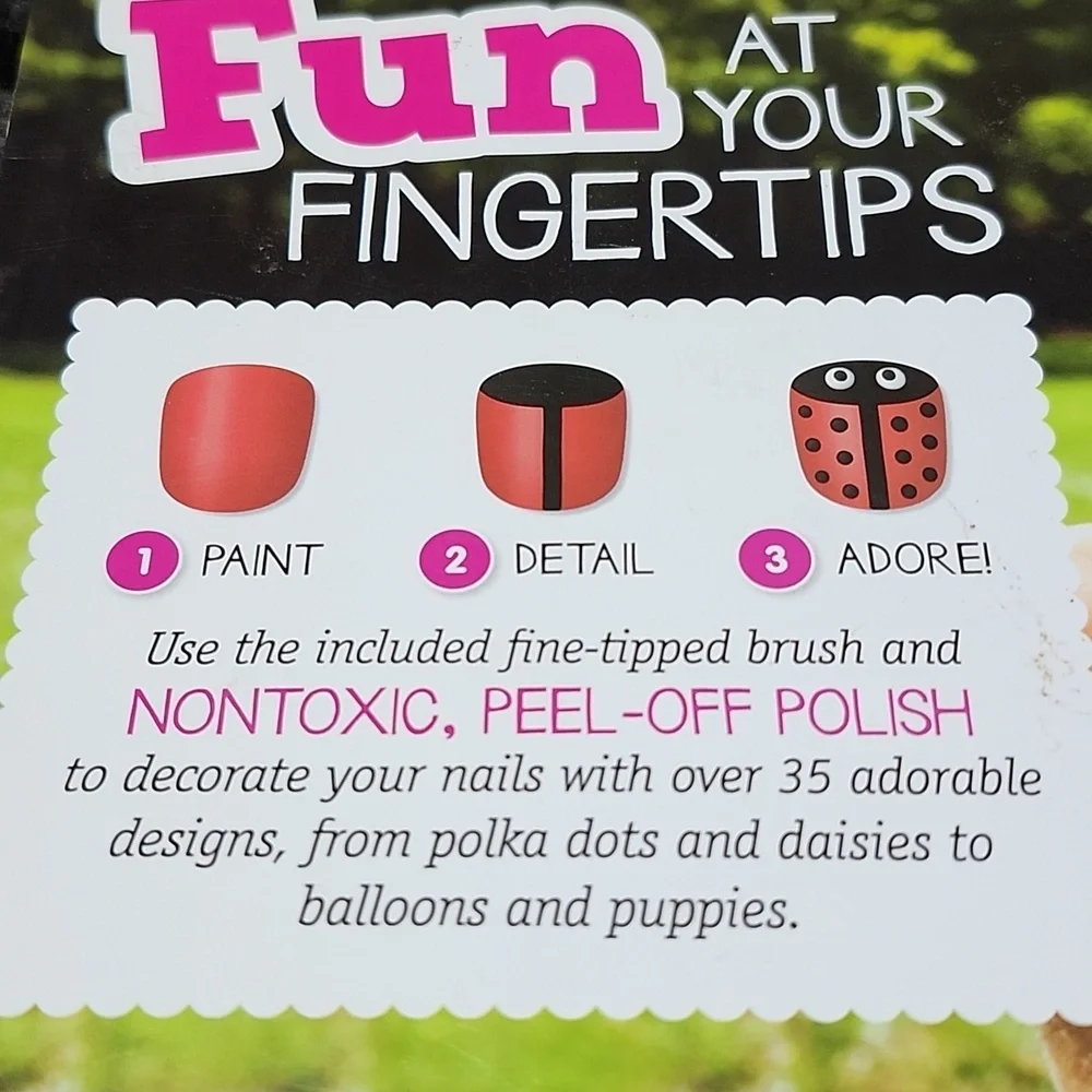 NAIL ART OVER 35 EASY DESIGNS FOR LITTLE FINGERS BOOK BY KLUTZ